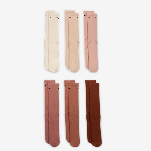 NIKE 
Training Crew Socks Size L (6 Pairs)
Nike Everyday Cushioned
NWT - Picture 3 of 16